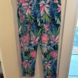 Lily Pulitzer Floral Pants Size 14